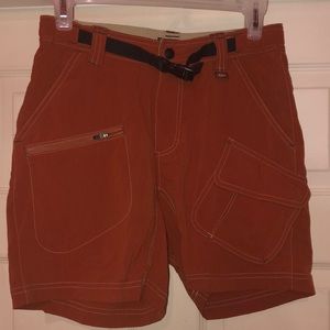 REI Women’s 2 Burnt Orange nylon/spandex shorts